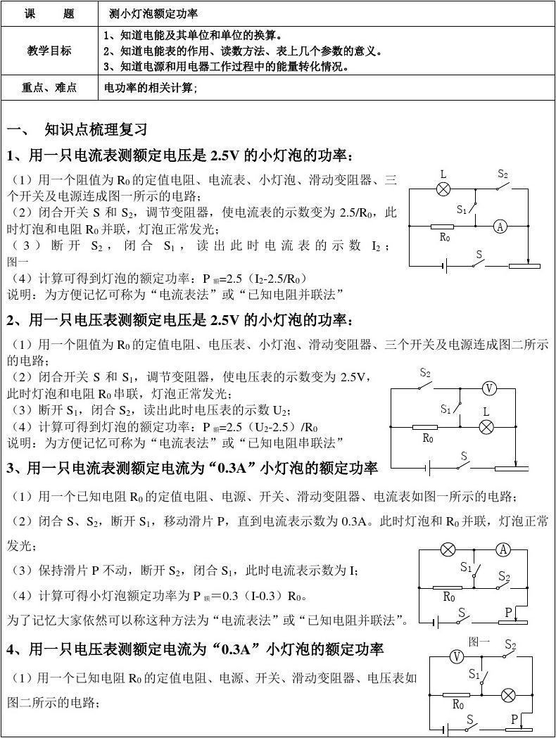 李明做測量小燈泡電_測量小燈泡電功率實驗報告_做測量小燈泡電功率的實驗