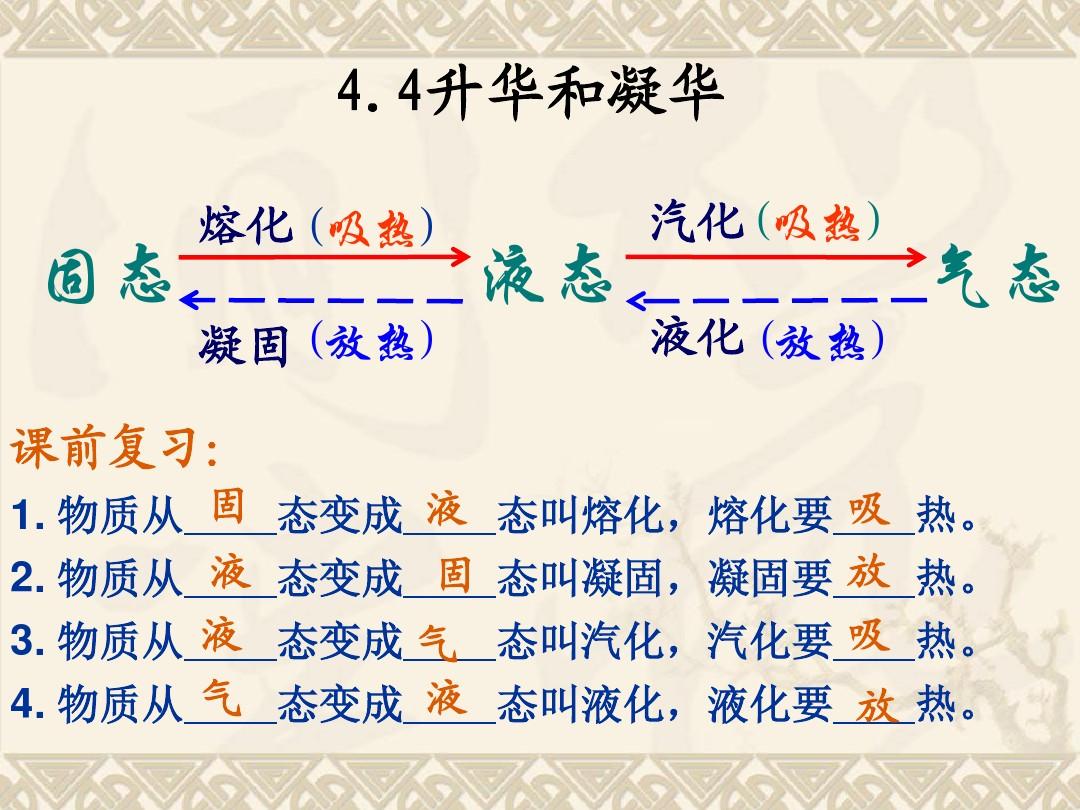 升華和凝華教學設計_升華和凝華_升華和凝華教學反思