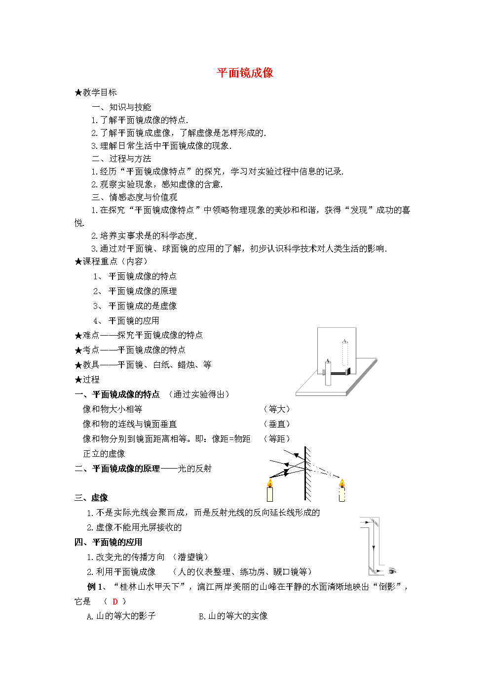 平面鏡成像作圖方法總結(jié)_平面鏡成像規(guī)律口訣圖像_成像平面圖像鏡規(guī)律口訣是什么