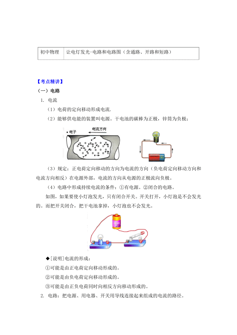 電流電路課件優秀公開課_15.2電流和電路ppt_電流和電路ppt幻燈片