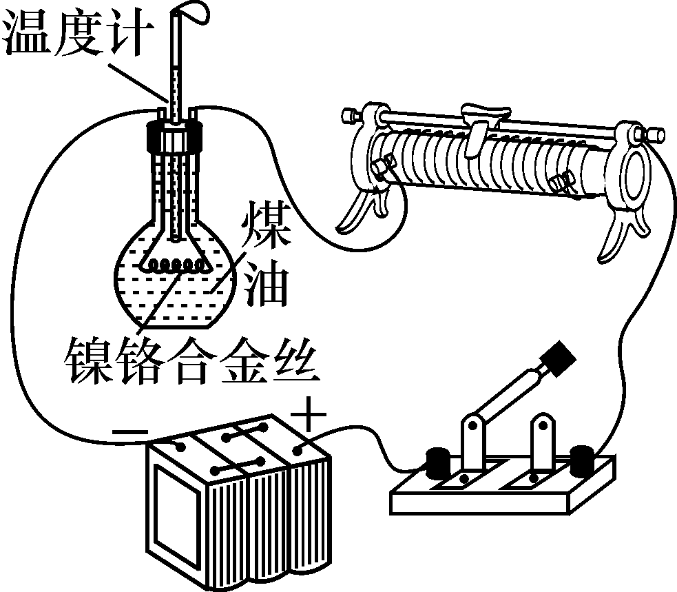 初中物理焦耳定律實驗_焦耳定律實驗表格_焦耳定律實驗實物圖
