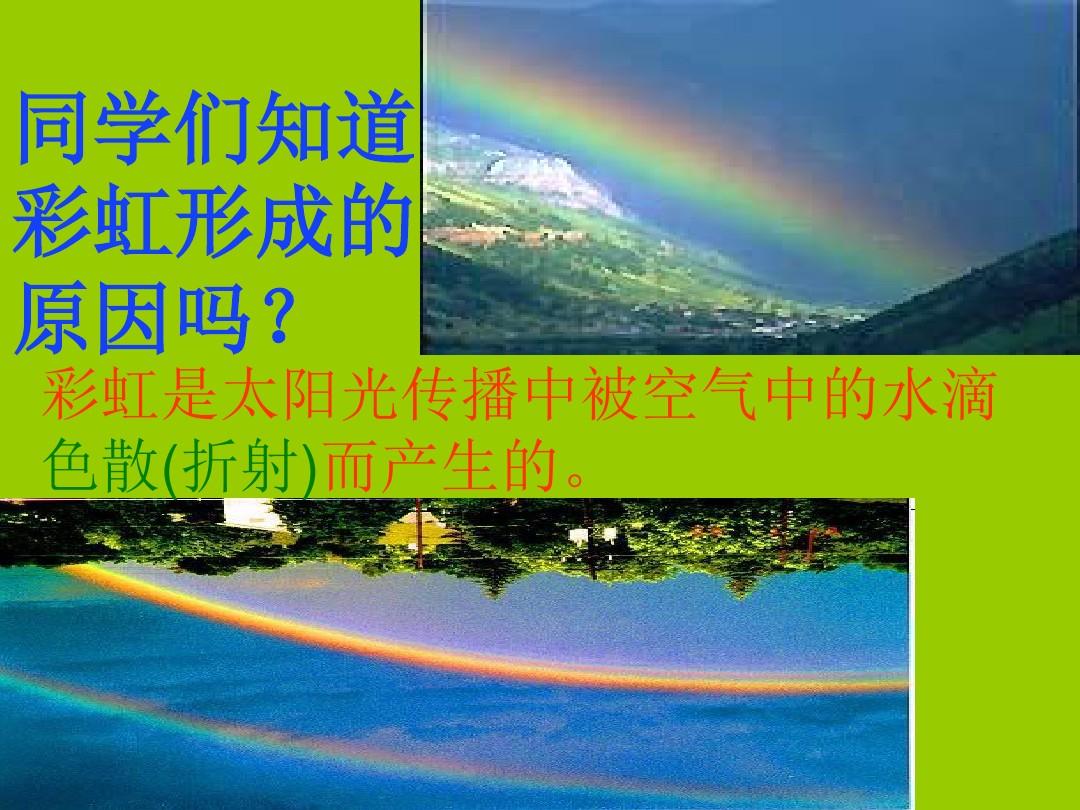 彩虹折射原理圖_光折射出彩虹的原理_彩虹折射現象