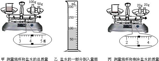 鹽水的密度中考物理實驗_初三物理鹽水密度實驗_初中物理鹽水密度實驗