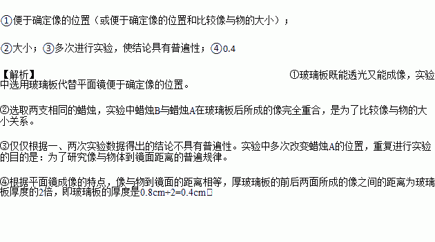 平面鏡成像特點的實驗報告_成像平面鏡實驗特點是_平面鏡成像的特點實驗