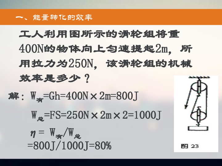 滑輪組機械效率計算公式所有_滑輪組機械效率什么意思_滑輪組機械效率怎么算