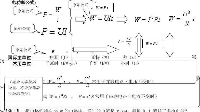 電功率公式教學(xué)視頻_功率的計(jì)算公式電學(xué)_九年級電功率所有公式