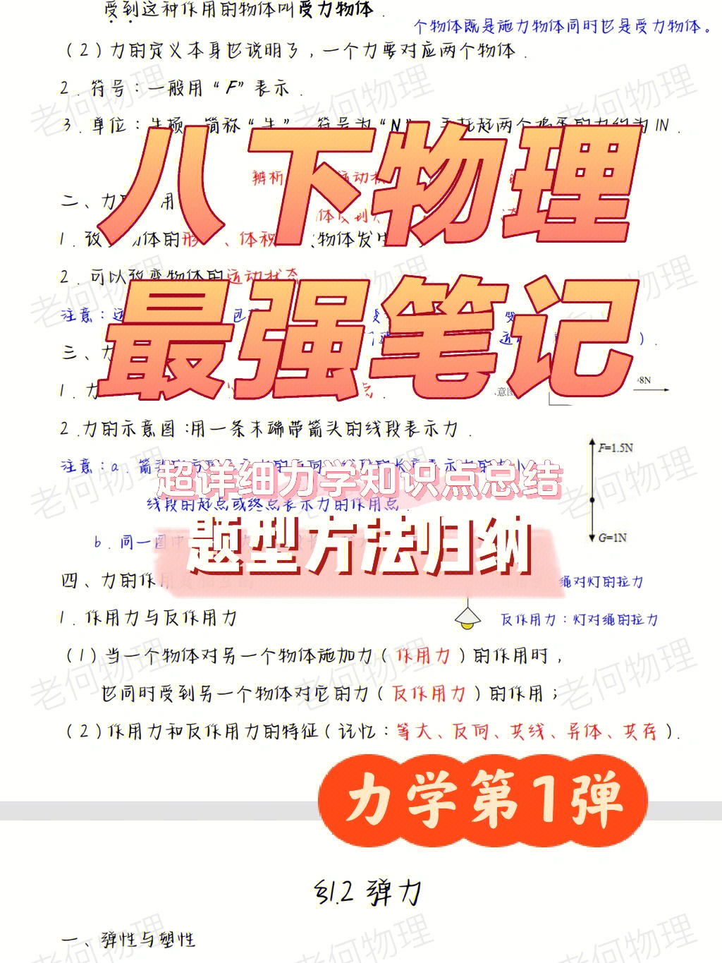 物理高一必修一摩擦力視頻_高一物理摩擦力筆記_物理高一摩擦力受力分析