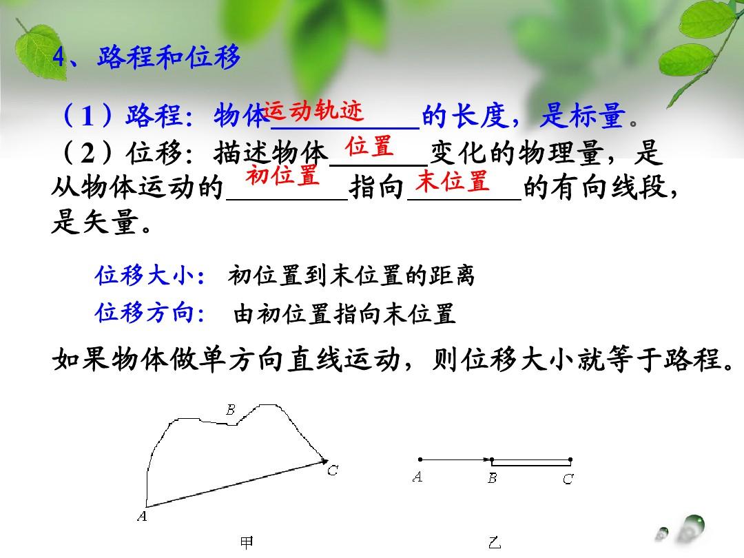 高一物理速度位移公式_物理高一位移與速度_高中物理位移速度公式