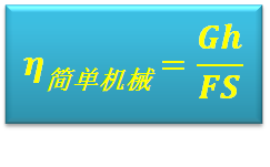 斜面滑輪組的機(jī)械效率公式