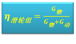 斜面滑輪組的機(jī)械效率公式