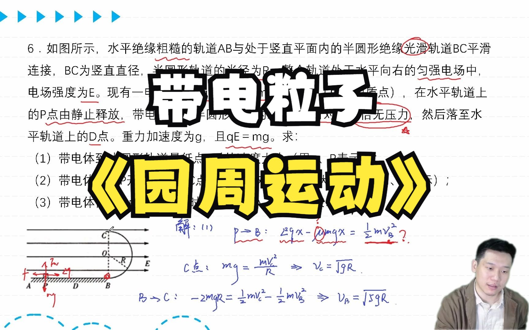 電場方向