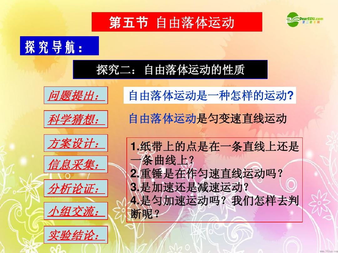 打點計時器的工作原理