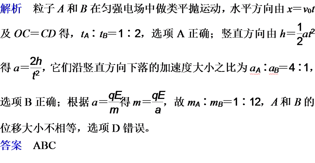 帶電粒子在電場(chǎng)中的運(yùn)動(dòng)