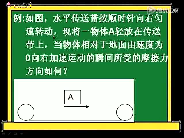 傳送帶問題歸類分析