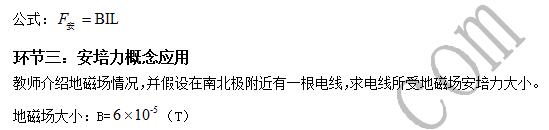 2.3磁場對通電導線的作用教學設計