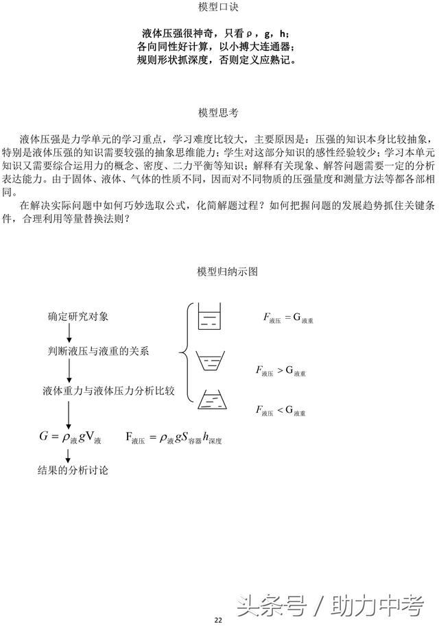 初中物理三模