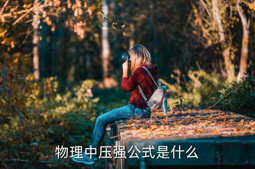物理中壓強公式是什么