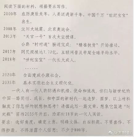 2013福建高考作文題