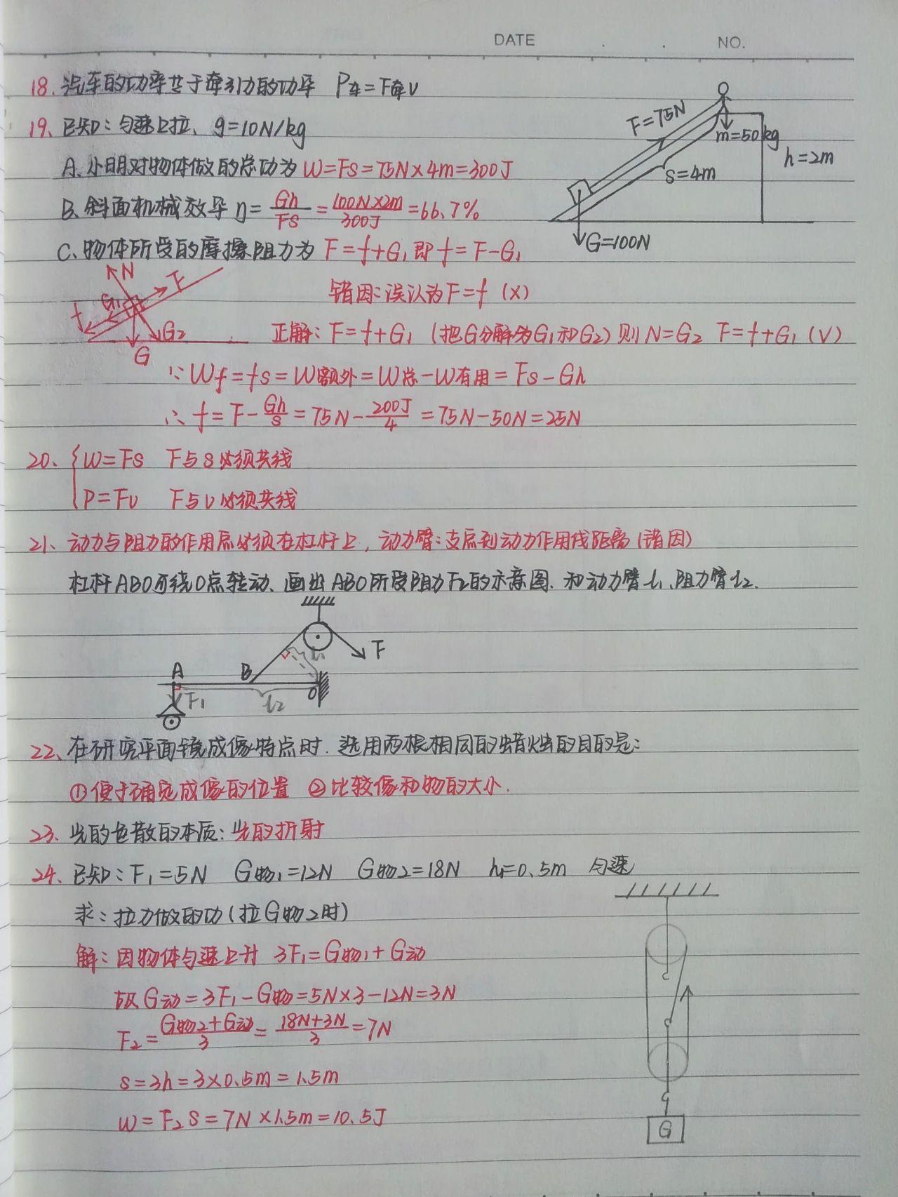 初中物理的學習法
