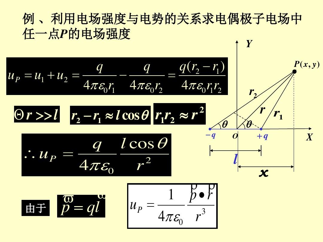 電勢差與電場強度的關系
