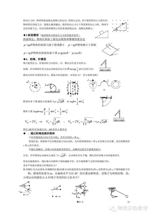 高中物理基本概念