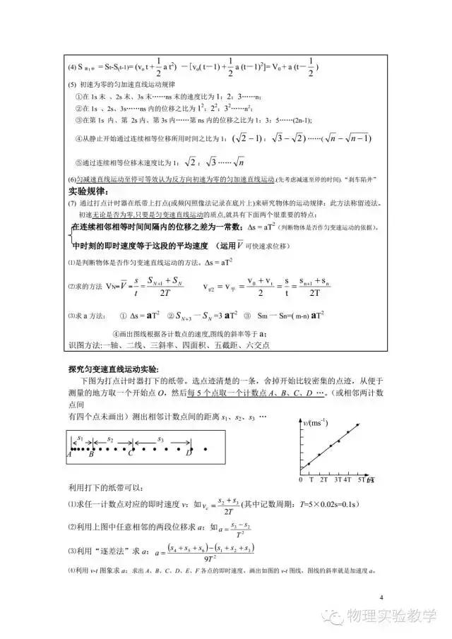 高中物理基本概念