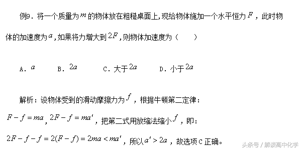 高考物理選擇題答題技巧