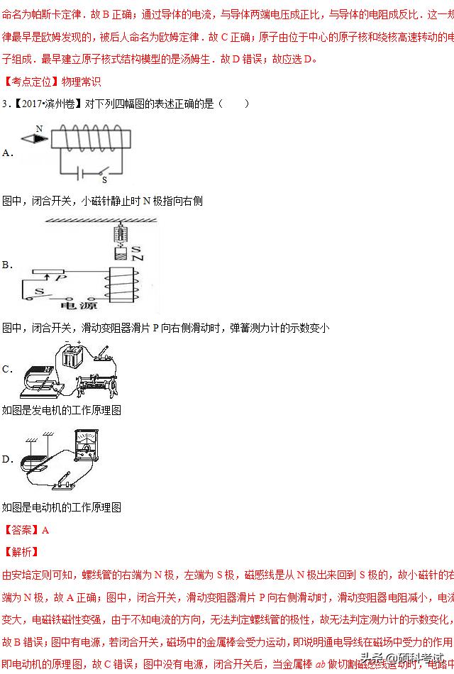 初中物理光學題