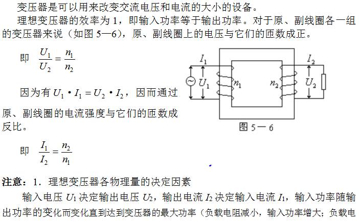 高中物理知識點：電磁感應