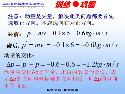 動量守恒定律教案