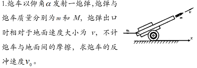 動量守恒條件