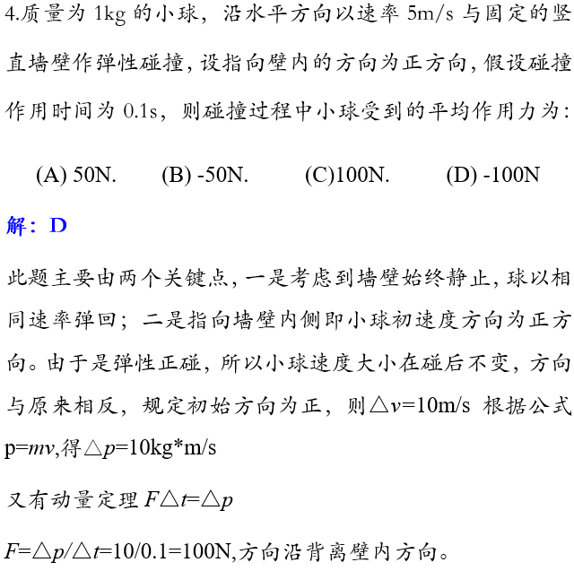 動量守恒條件