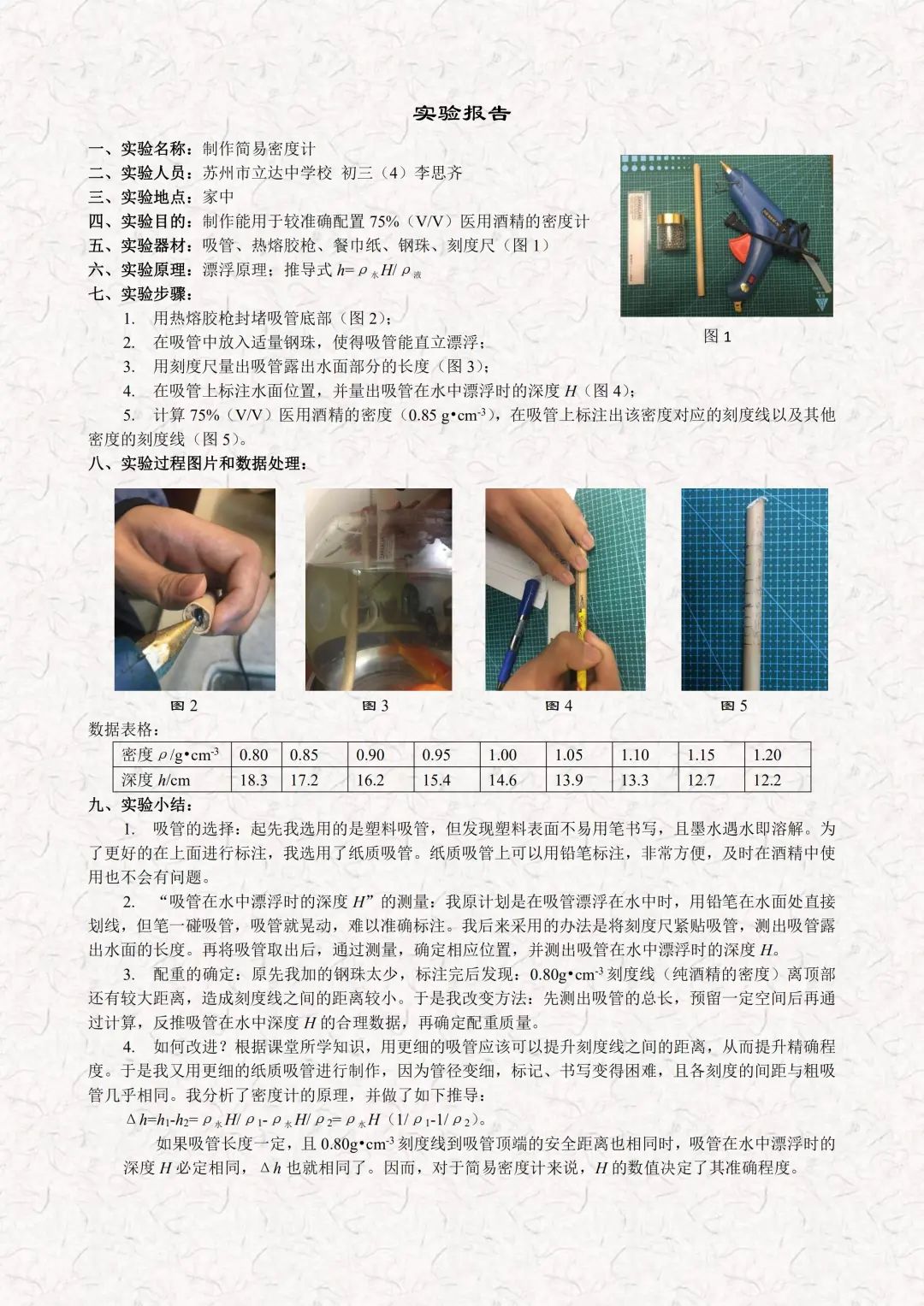 液體密度計原理
