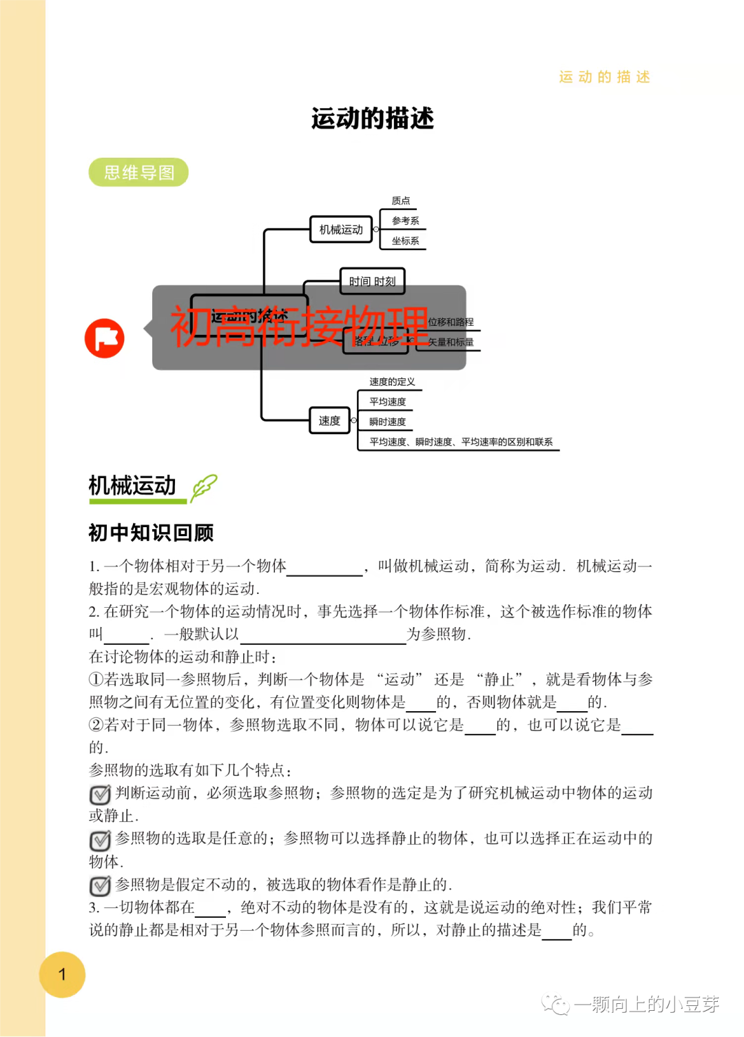學而思 初中物理
