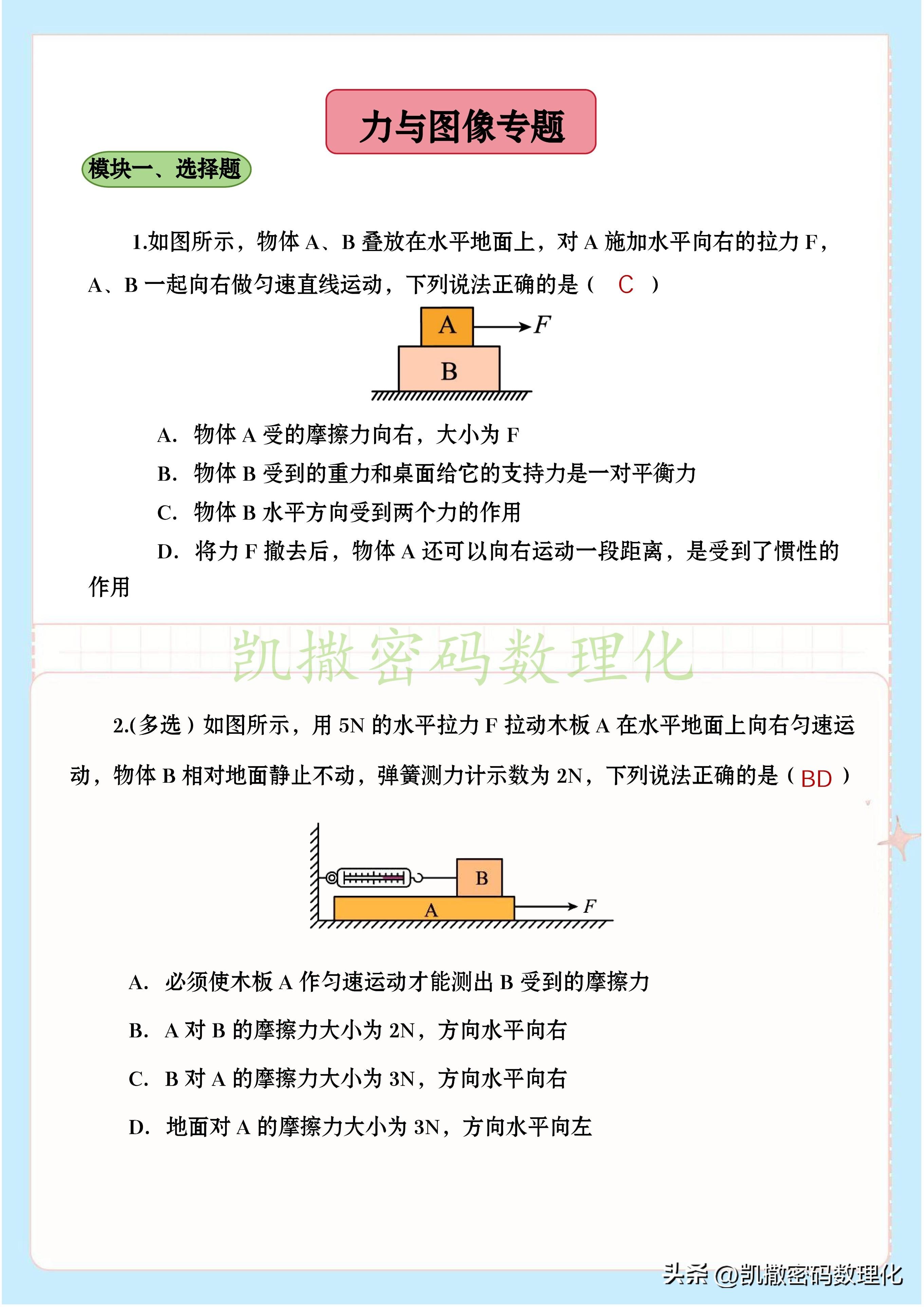 初中物理學習體會