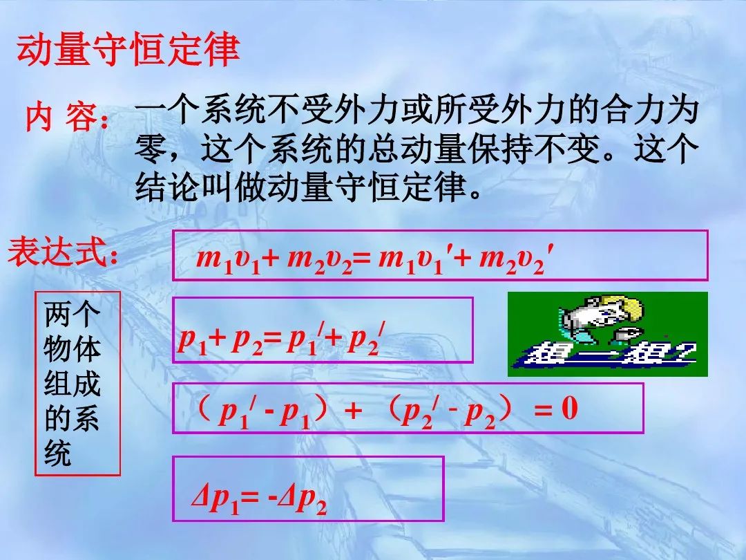 動量守恒定律的應用