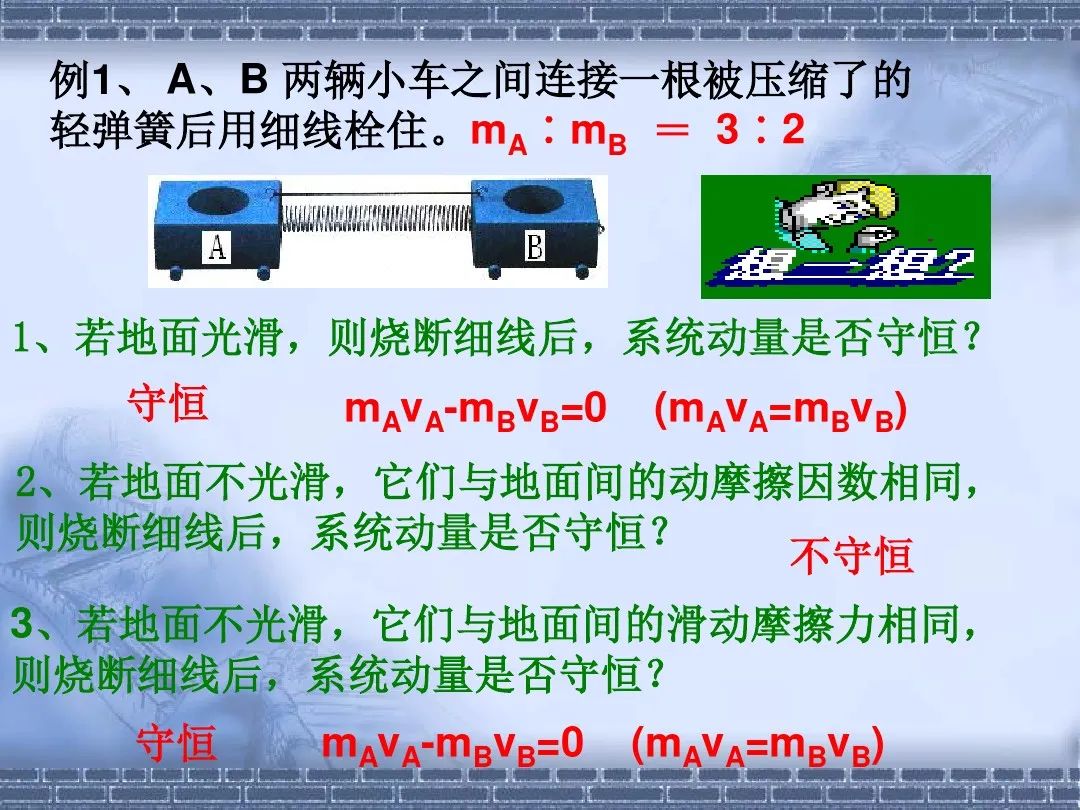 動量守恒定律的應用