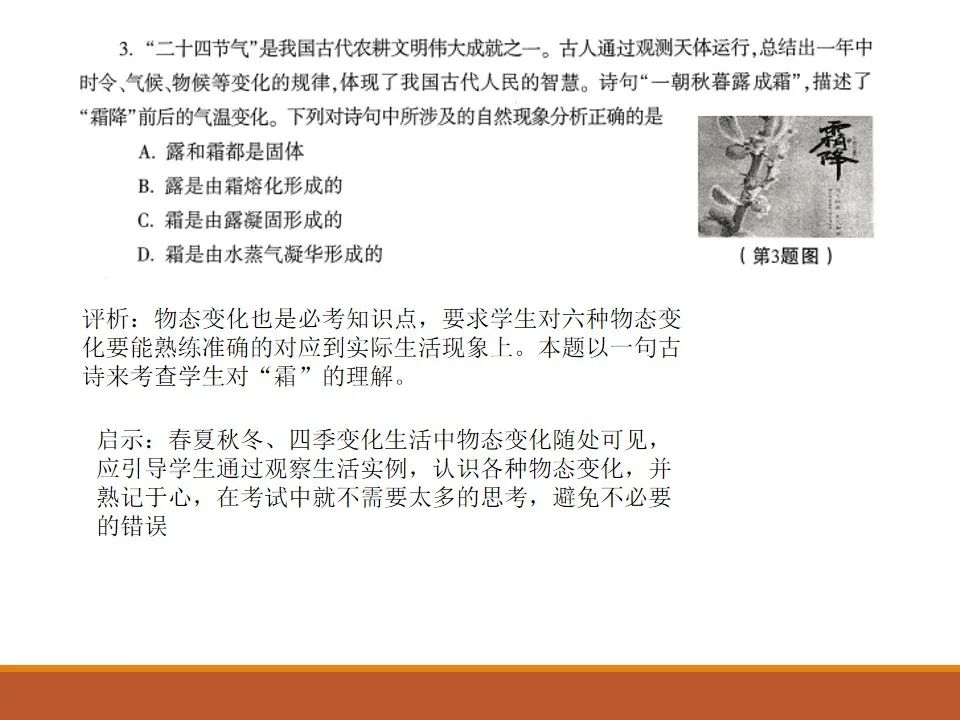 初中物理學科分析