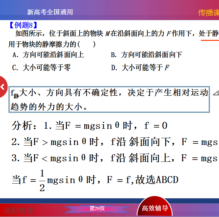 初中物理受力分析視頻