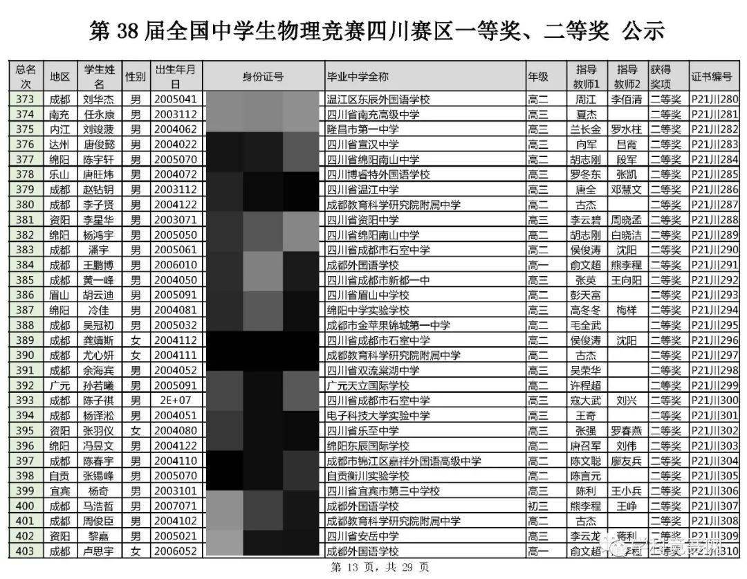 江西初中物理競賽
