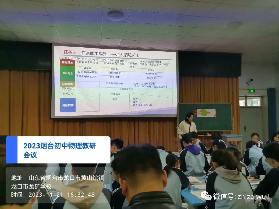 煙臺初中物理老師