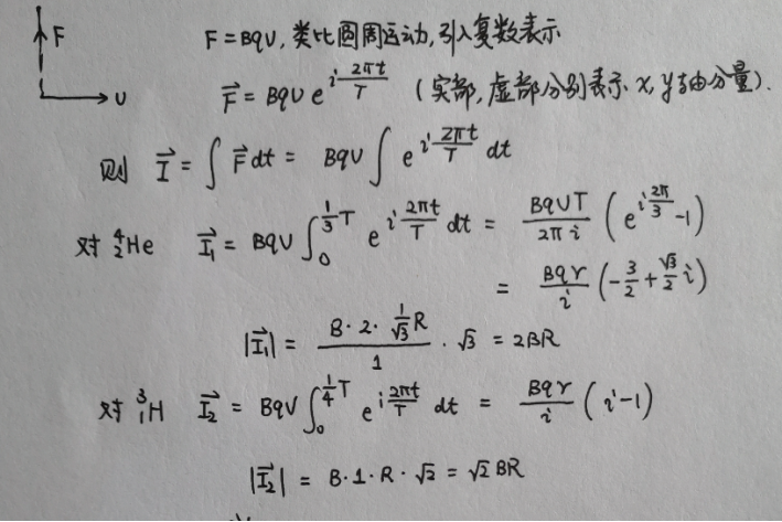 磁場中周期的公式