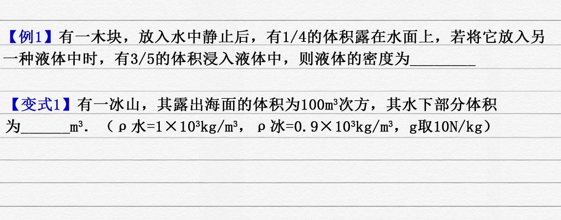 初中物理阿基米德原理