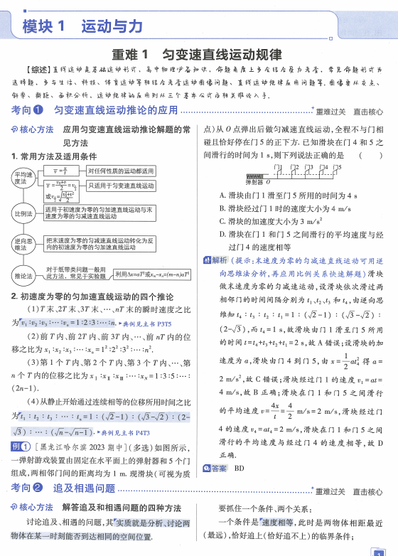高中物理的重難點