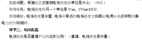 高中物理 電場強度