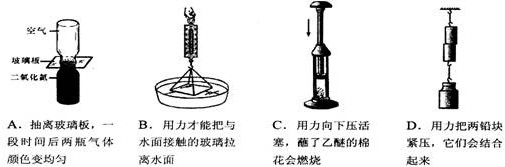 初中物理分子間作用力