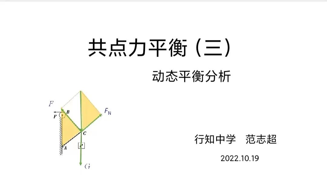 高中物理動態分析