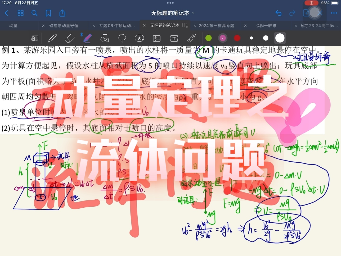 動量定理公式