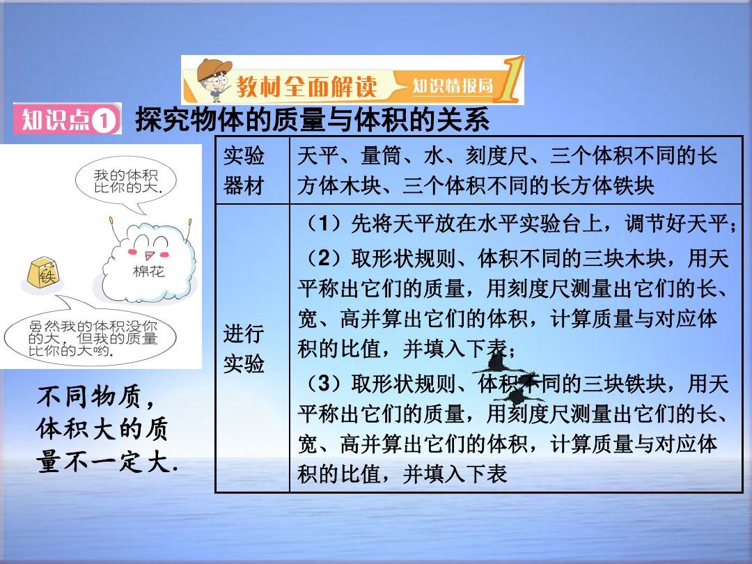 初中物理密度教學設計