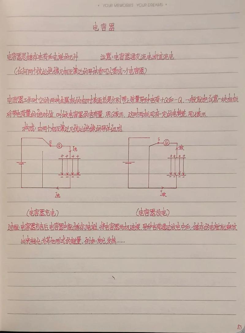 高中物理電容器公式